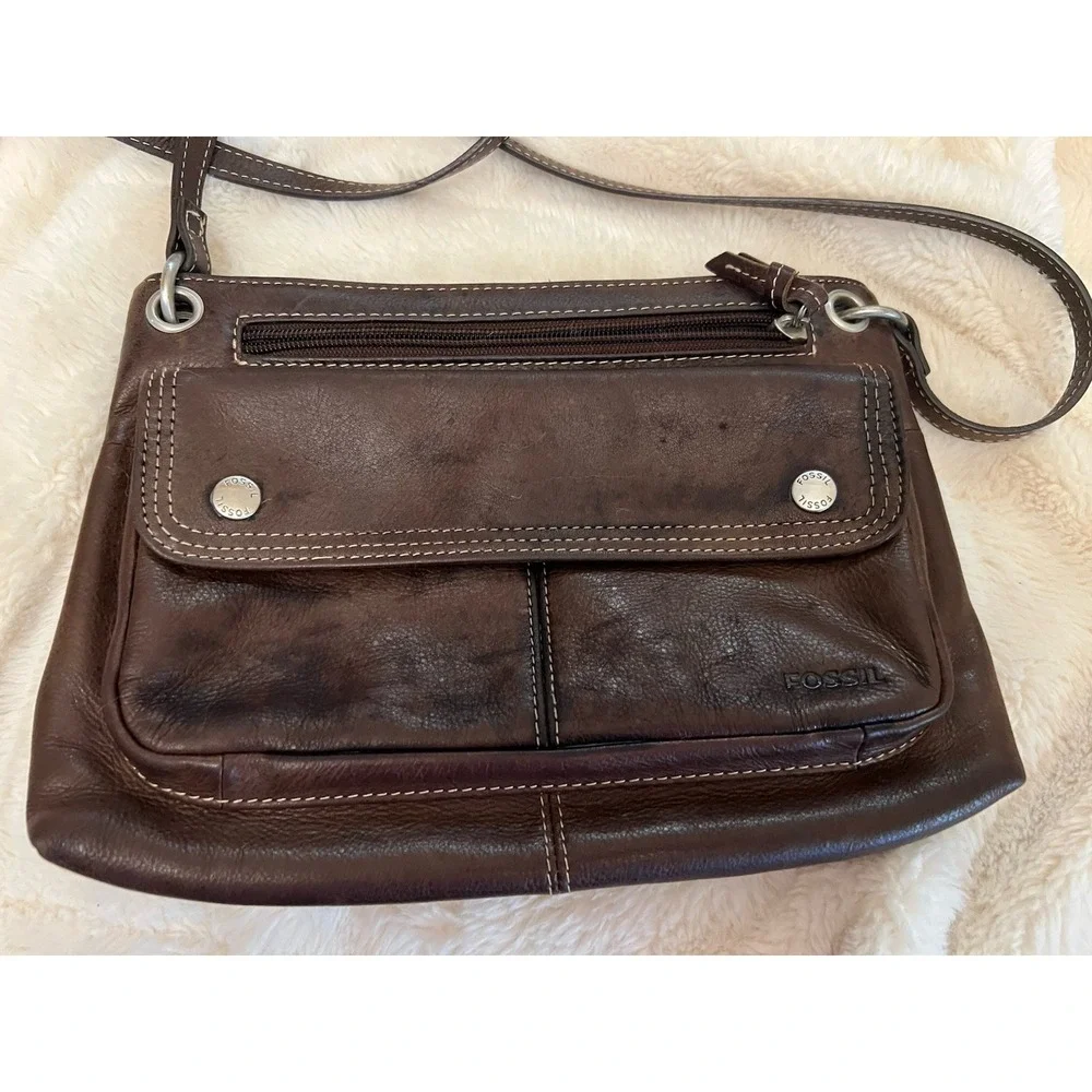 Fossil vintage brown